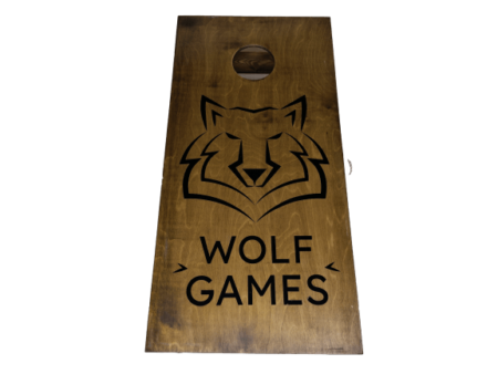 Cornhole žaidimo lenta "WolfGames Tamsi"